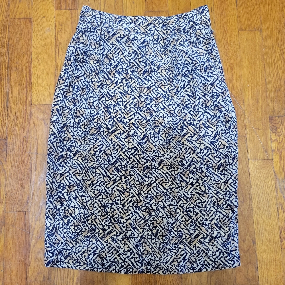 Linda Allard Ellen Tracy | Vintage Silk Pencil Skirt